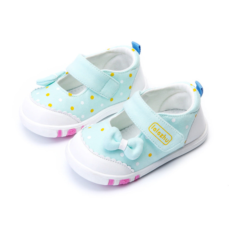 Baby soft-soled toddler shoes - Mubimart -  