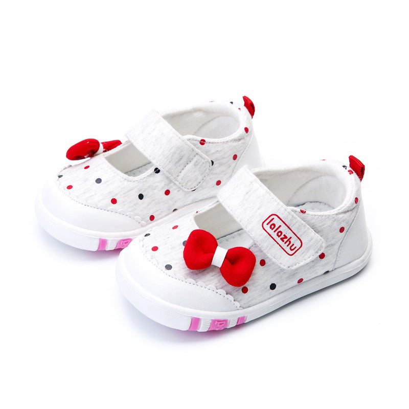 Baby soft-soled toddler shoes - Mubimart -  