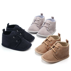 Baby solid color baby shoes toddler shoes - Mubimart - Boys Shoes 