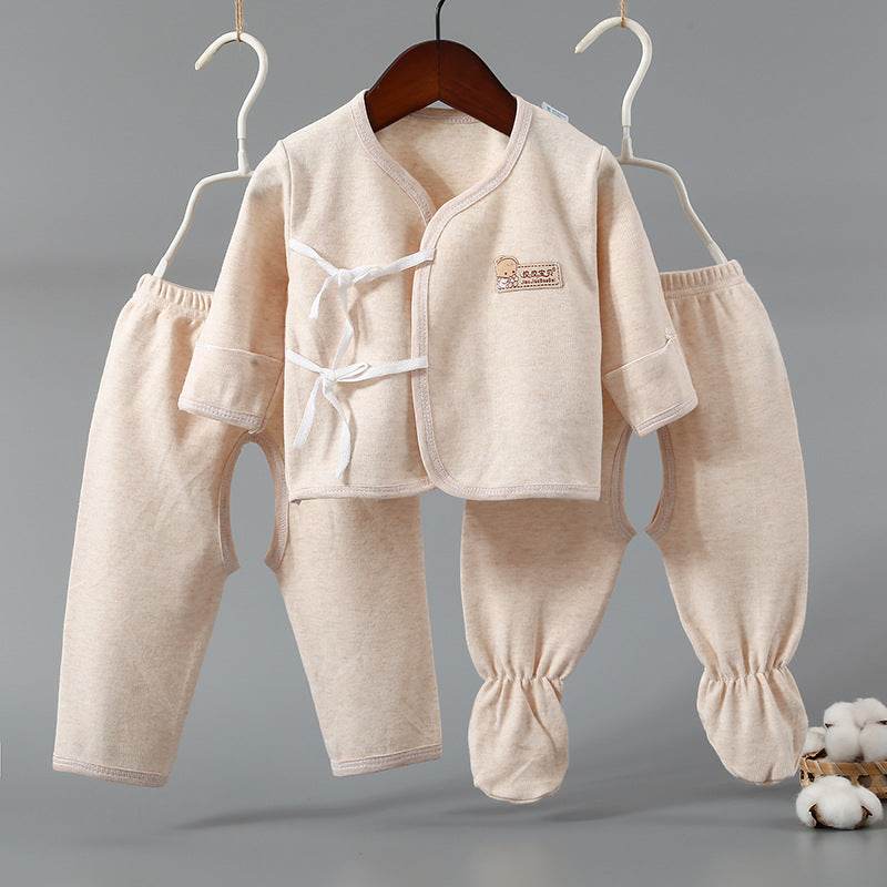 Baby three-piece cotton underwear set - Mubimart