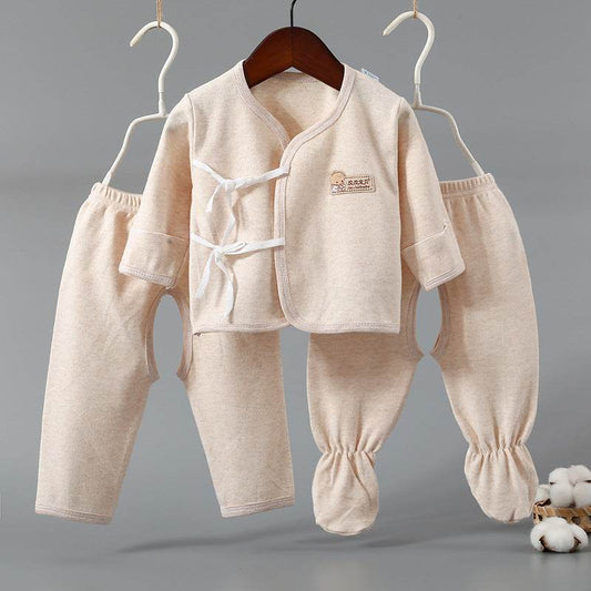 Baby three-piece cotton underwear set - Mubimart