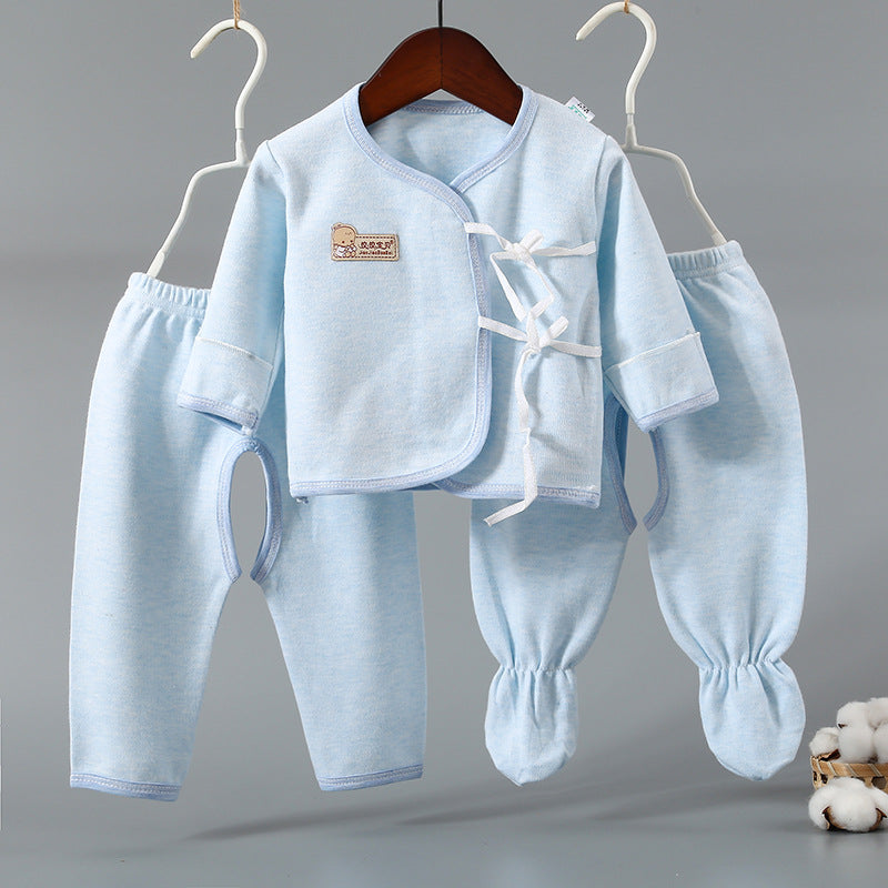 Baby three-piece cotton underwear set - Mubimart -  