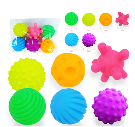 Baby water track assembling slides bathing bath toys Drifting wheel  and Baby soft glue pinch ball - Mubimart -  