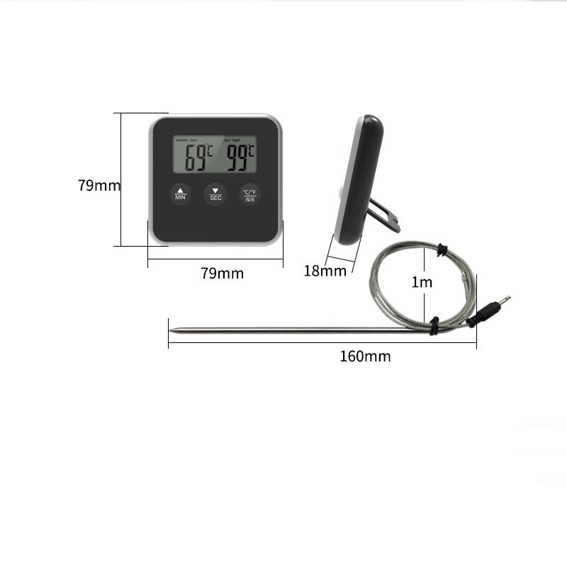 Baked Oven Roast Electronic Food Thermometer - Mubimart -  