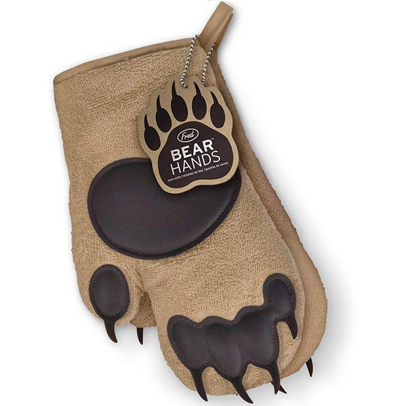 Baking Gloves Microwave Gloves Heat Insulation Gloves Cotton Silicone Insulated Mittens Microwave Oven Silicone Gloves - Mubimart