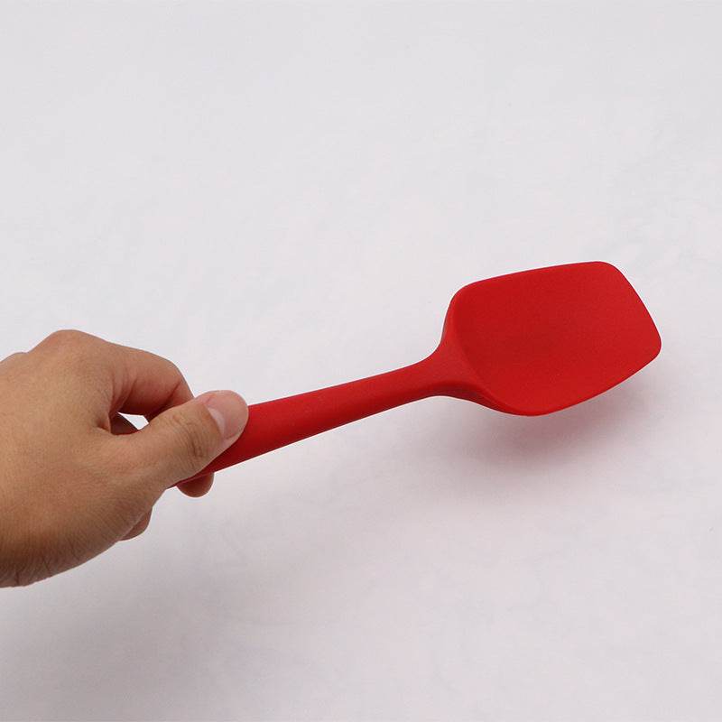 Baking Tools Solid Color Large T Spatula Silicone Spatula - Mubimart