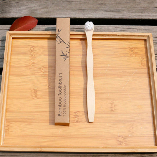 Bamboo And Wood Tongue Scraper Set 4 Sticks Tongue Cleaner - Mubimart
