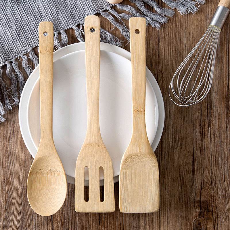 Bamboo Spatula For Cooking Bamboo Rice Spoon Kitchenware - Mubimart