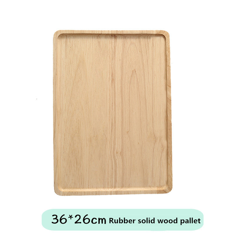 Bamboo Tray Wooden Tray Tea Cup Barbecue Tray - Mubimart -  