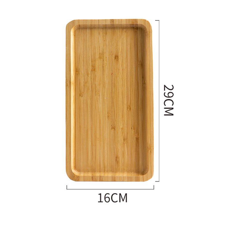 Bamboo Tray Wooden Tray Tea Cup Barbecue Tray - Mubimart -  