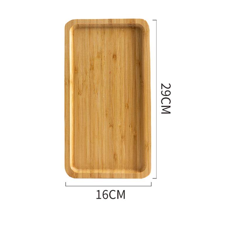 Bamboo Tray Wooden Tray Tea Cup Barbecue Tray - Mubimart
