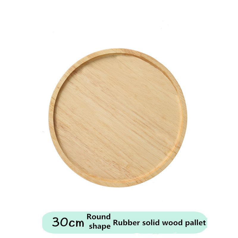 Bamboo Tray Wooden Tray Tea Cup Barbecue Tray - Mubimart -  