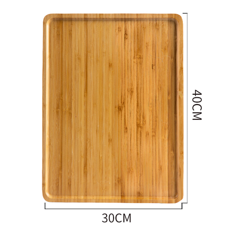 Bamboo Tray Wooden Tray Tea Cup Barbecue Tray - Mubimart -  