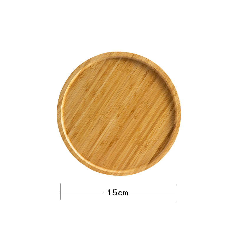 Bamboo Tray Wooden Tray Tea Cup Barbecue Tray - Mubimart -  