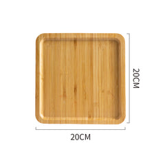 Bamboo Tray Wooden Tray Tea Cup Barbecue Tray - Mubimart -  