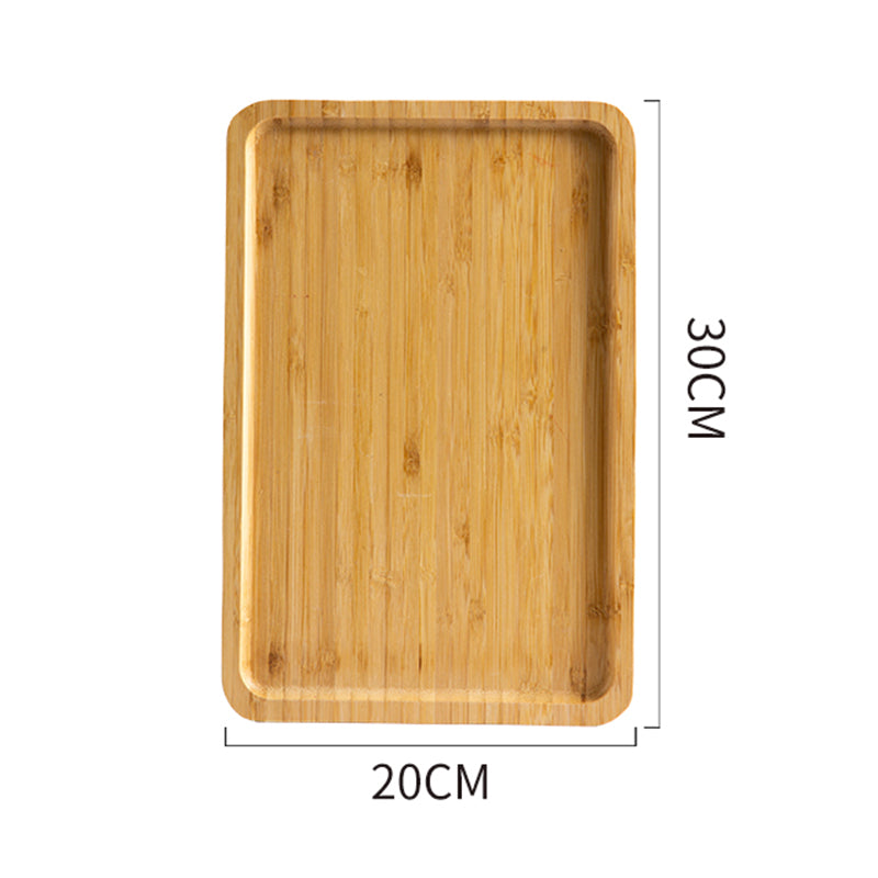 Bamboo Tray Wooden Tray Tea Cup Barbecue Tray - Mubimart -  