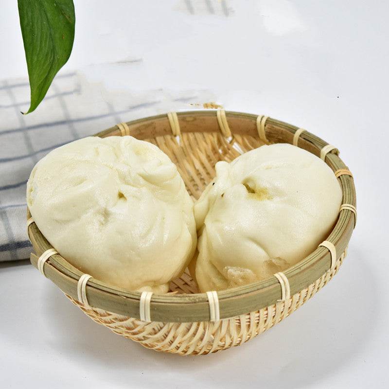Bamboo Woven Basket And Dustpan Fruit Basket Plate - Mubimart