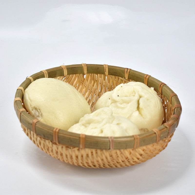Bamboo Woven Basket And Dustpan Fruit Basket Plate - Mubimart