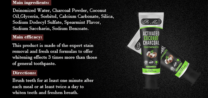 Bamboo charcoal toothpaste - Mubimart