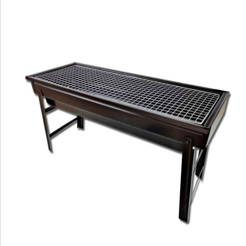 Barbecue Large Outdoor Barbecue Portable Charcoal Grill BBQ Barbecue Folding Barbecue Grill - Mubimart