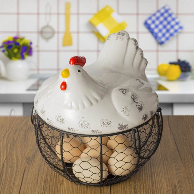 Basket Iron Basket Egg Basket Potato Basket - Mubimart