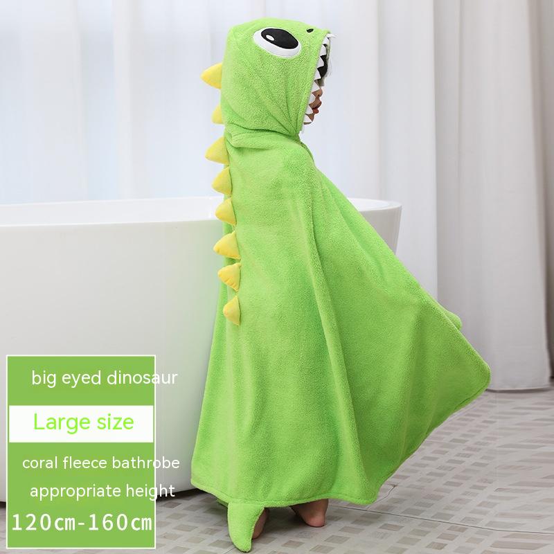 Bath Towel For Children Double-layer Cloak Hooded Bathrobe - Mubimart -  