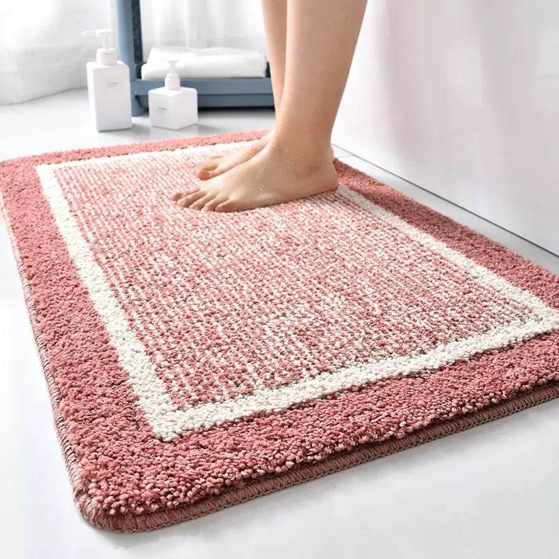 Bathroom Absorbent Non-slip Floor Mat - Mubimart