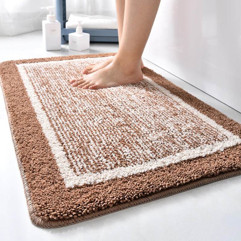 Bathroom Absorbent Non-slip Floor Mat - Mubimart