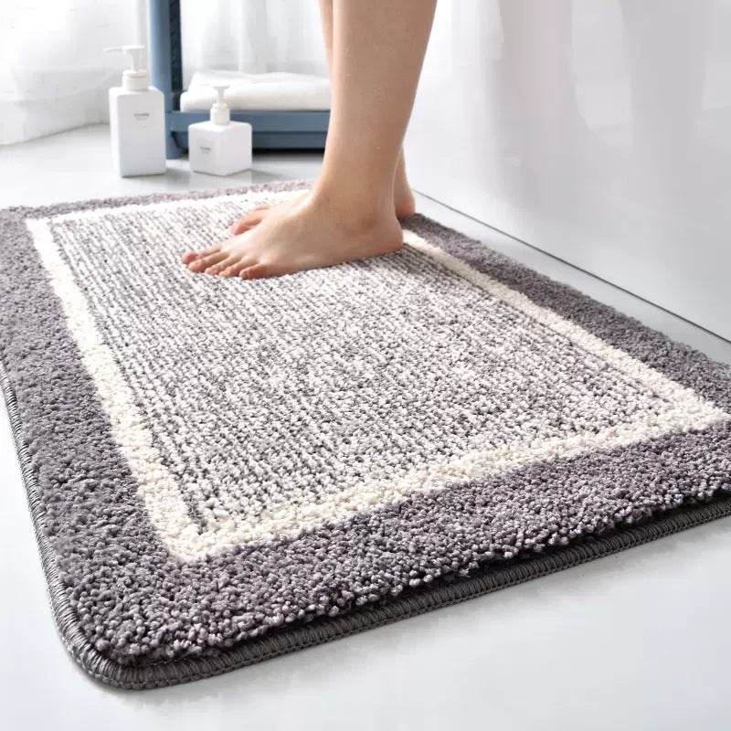 Bathroom Absorbent Non-slip Floor Mat - Mubimart