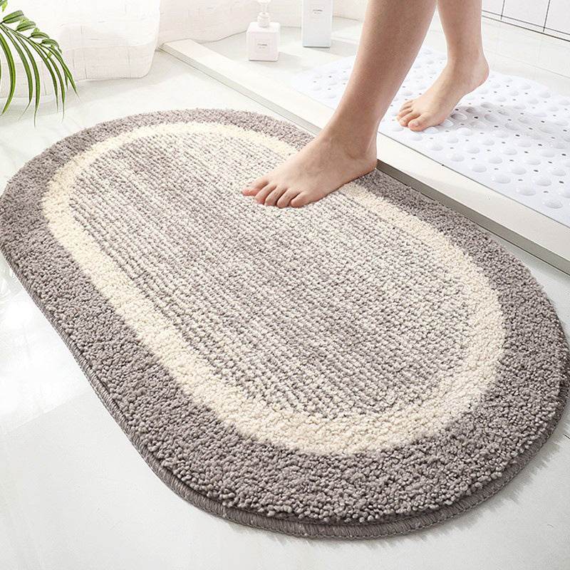 Bathroom Absorbent Non-slip Floor Mat - Mubimart