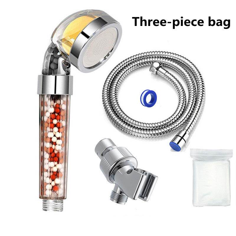 Bathroom Aroma Shower Head Vitamin C Lemon Scent Anion Shower Head High Pressure Saving Water Fragrance Filtration Bath Shower - Mubimart