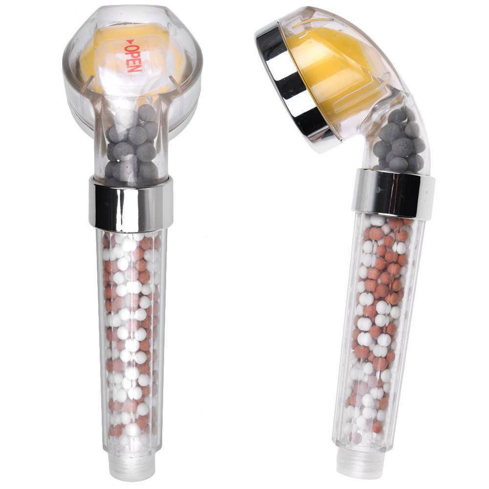 Bathroom Aroma Shower Head Vitamin C Lemon Scent Anion Shower Head High Pressure Saving Water Fragrance Filtration Bath Shower - Mubimart