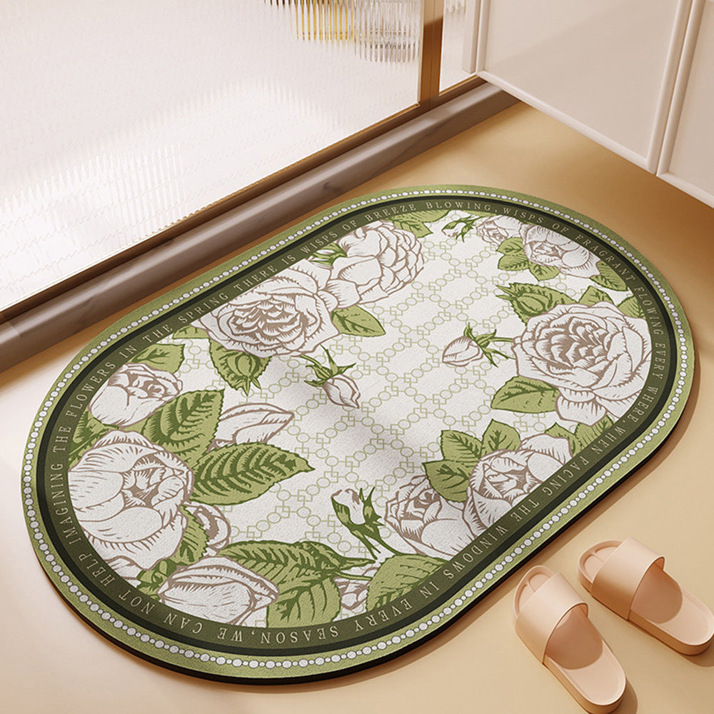 Bathroom Bathroom Diatomite Non-slip Absorbent Floor Mat - Mubimart -  