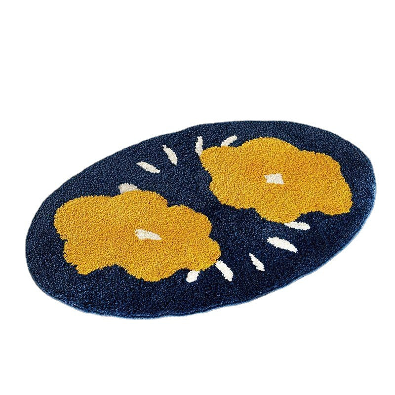 Bathroom Entrance Door Mat Blanket Bathroom Absorbent Floor Mat - Mubimart -  