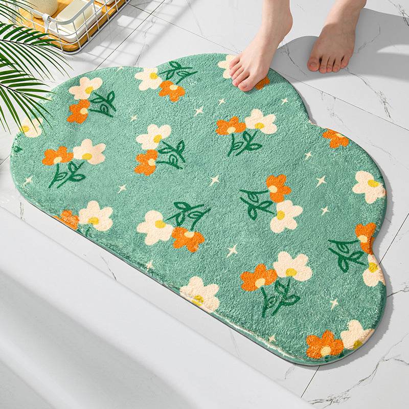 Bathroom Floor Mat Toilet Non-slip Bathroom - Mubimart