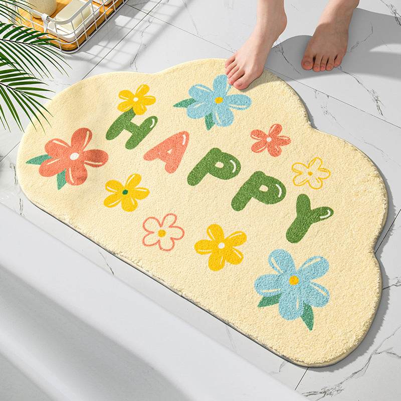 Bathroom Floor Mat Toilet Non-slip Bathroom - Mubimart