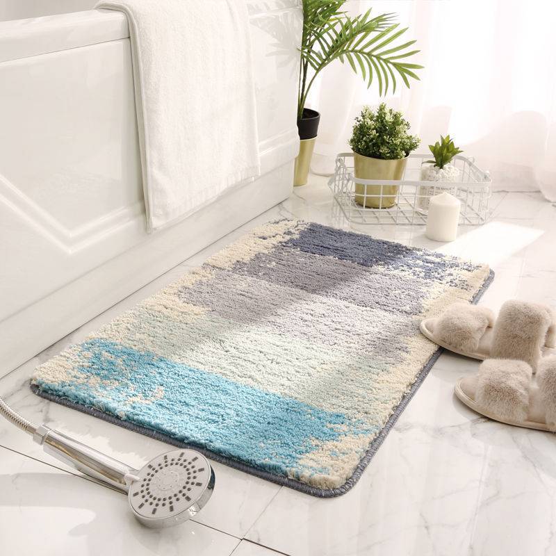 Bathroom Mat Super Absorbent Non-slip Bathroom Carpet - Mubimart -  