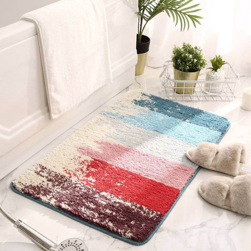 Bathroom Mat Super Absorbent Non-slip Bathroom Carpet - Mubimart