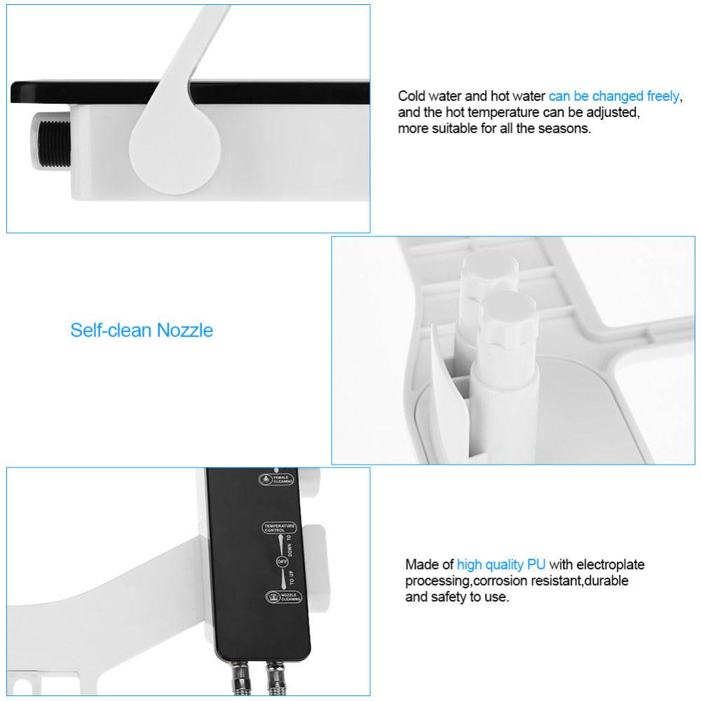 Bathroom Mixer Toilet Bidet Attachment Set Self Cleaning - Mubimart