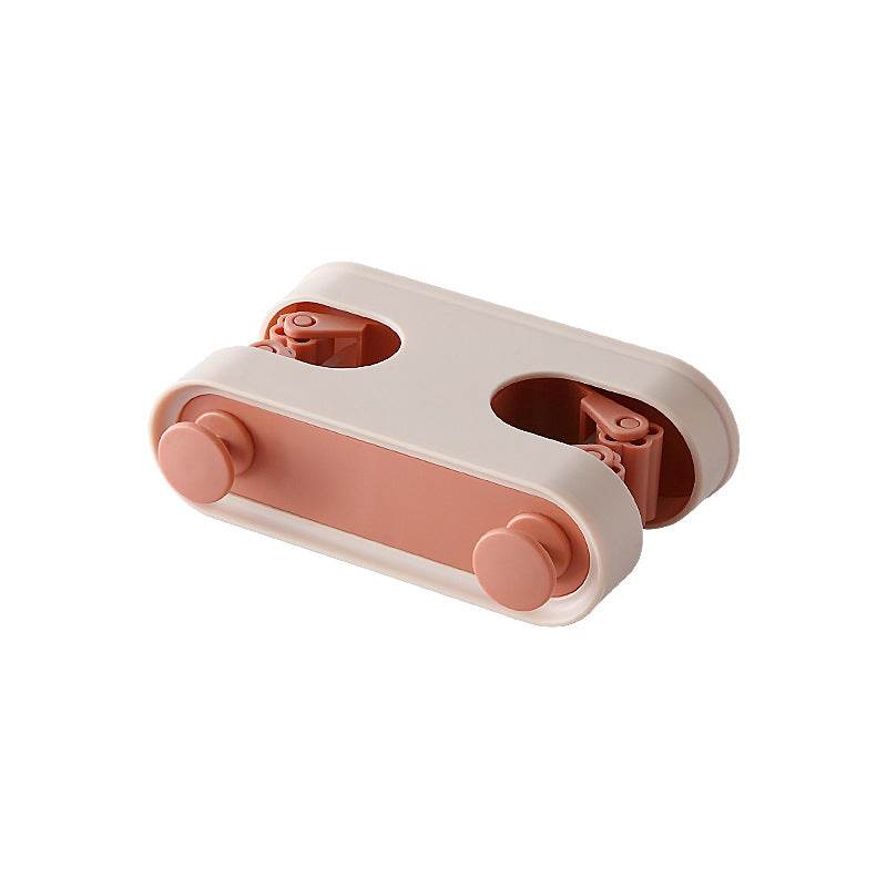 Bathroom Mop Clip Double-button Mop Hook - Mubimart