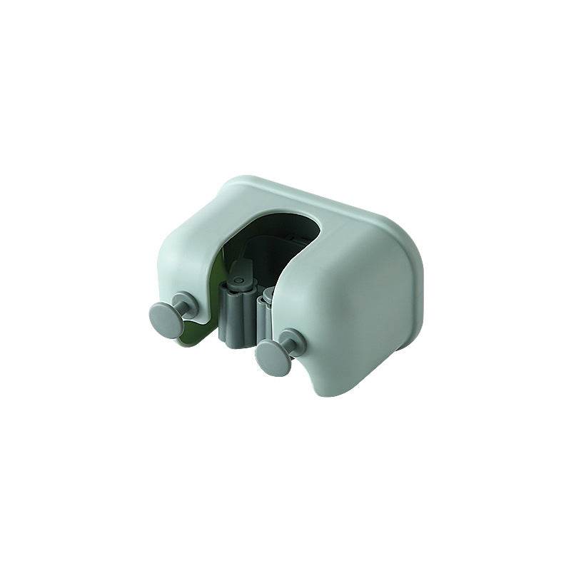 Bathroom Mop Clip Double-button Mop Hook - Mubimart