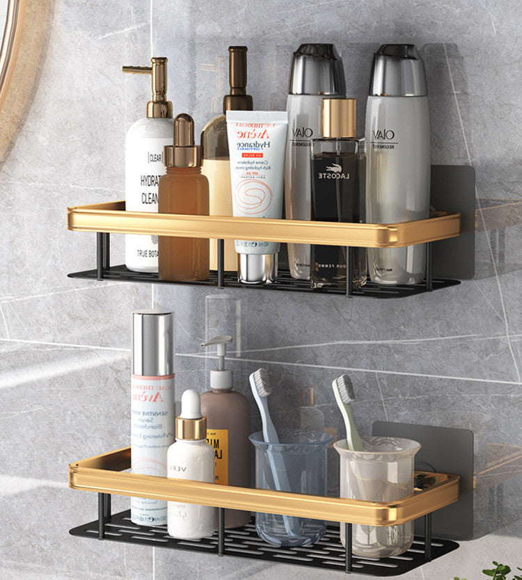 Bathroom Shelf Free Punch Bathroom Toilet Wash - Mubimart -  