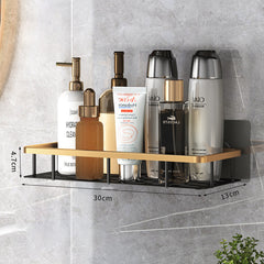 Bathroom Shelf Free Punch Bathroom Toilet Wash - Mubimart -  