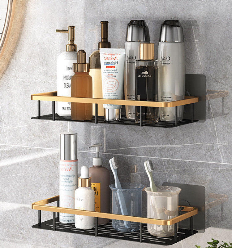 Bathroom Shelf Free Punch Bathroom Toilet Wash - Mubimart -  