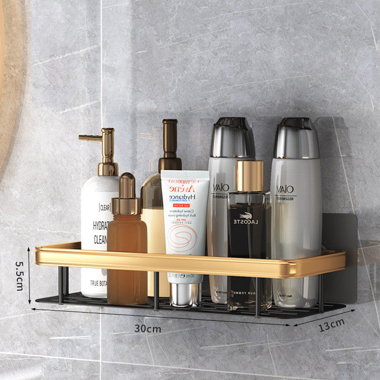 Bathroom Shelf Free Punch Bathroom Toilet Wash - Mubimart -  