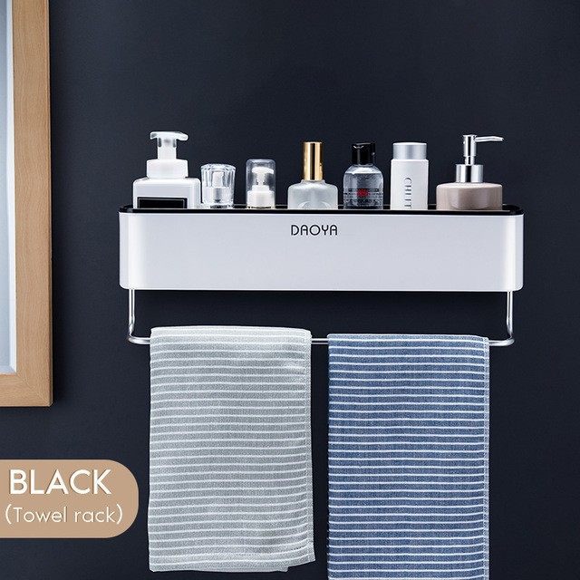 Bathroom Shelf Shower Caddy Organizer Wall Mount Shampoo Rac - Mubimart - Shower caddy 