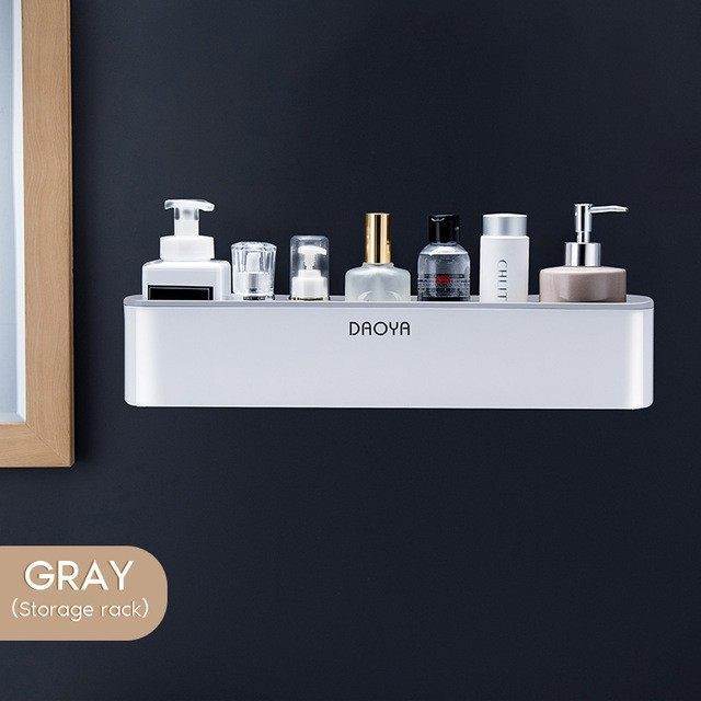 Bathroom Shelf Shower Caddy Organizer Wall Mount Shampoo Rac - Mubimart