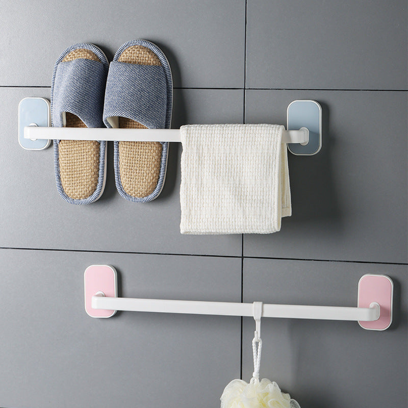 Bathroom Slippers Shelf Wall-mounted Non-perforated Shelf - Mubimart -  