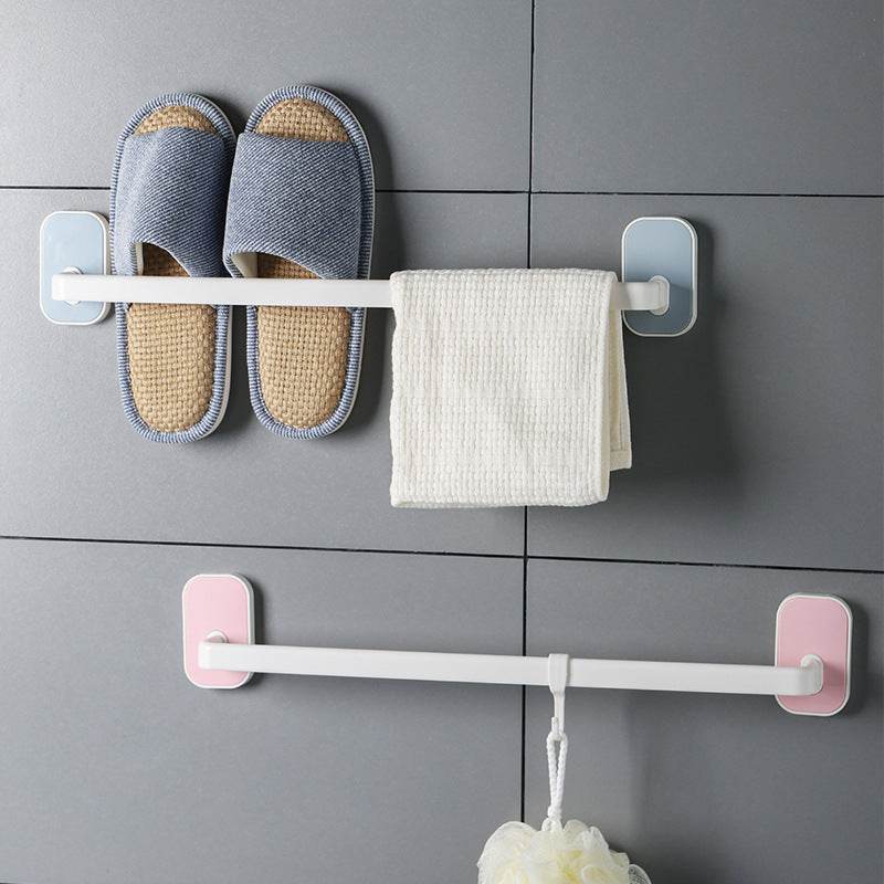 Bathroom Slippers Shelf Wall-mounted Non-perforated Shelf - Mubimart