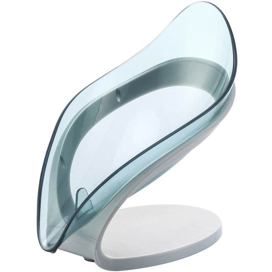 Bathroom Soap Holder Leaf Shape Soap Box Kitchen Dish Storage Box Non-slip Drain Soap Storage Case Container Bathroom Accessorie - Mubimart